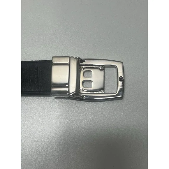 BallyBaldek Reversible Leather Striped/Black Belt EU 105/US 42 Italy